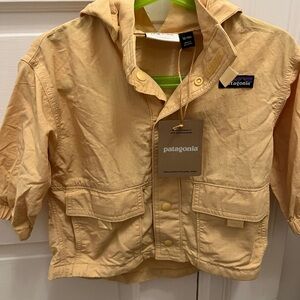 Patagonia Kids Light Tan Raincoat